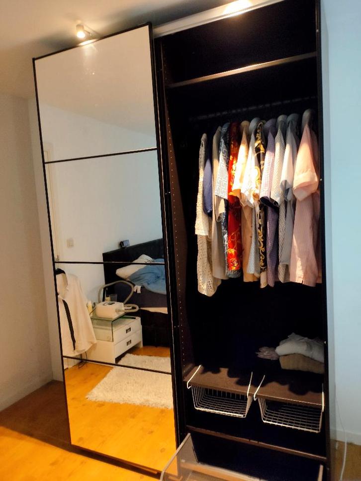 Supergrote Luxe Ikea Pax Kast met laden en verlichting, Huis en Inrichting, Kasten | Kleerkasten, Zo goed als nieuw, 200 cm of meer