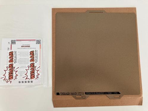 Wham Bam XTR Flexi Plate with Textured ULTEM PEI 258x258 (X1, Computers en Software, 3D-printerbenodigheden, Nieuw, Ophalen of Verzenden
