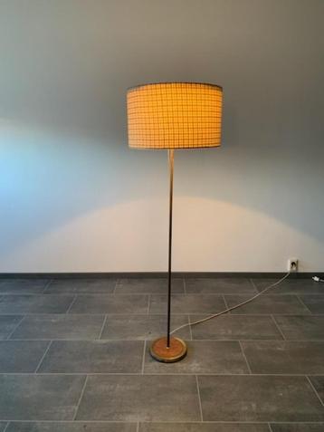 Lampe sur pied vintage, Maison & Meubles, Enlèvement ou Envoi, Utilisé, Tissus, 150 à 200 cm