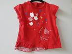 LA COMPAGNIE DES PETITS - T-shirt rouge "L'envol" T.18 mois, Kinderen en Baby's, Babykleding | Maat 80, Meisje, Shirtje of Longsleeve