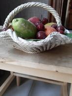Stenen fruit in stenen schaal, decoratief, kleurrijk., Ophalen, Zo goed als nieuw, Schaal