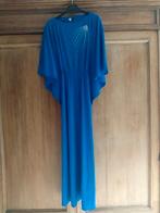 Robe soirée bleue longue taille 42-44, Ophalen of Verzenden, Gedragen, Jurk