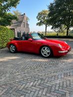 Porsche 993 Carrera 4.  6-versnellingen , varioram 286pk, Auto's, Zwart, Cabriolet, Leder, Handgeschakeld