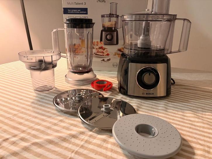 Robot MultiTalent 3 Bosh., Electroménager, Mélangeurs de cuisine, Comme neuf, 2 vitesses, Résiste au lave-vaisselle, Enlèvement