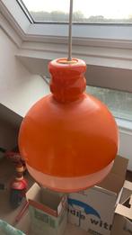 Oranje retro lamp in glas, Enlèvement, Utilisé, Verre