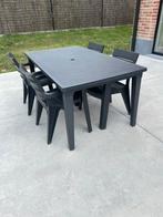 Allibert Futura tuintafel van grafiethars, Tuin en Terras, Ophalen, Gebruikt