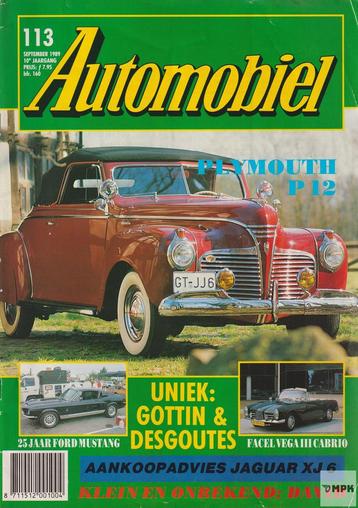 Automobiel 1989 Magazine #113 Nederlands beschikbaar voor biedingen