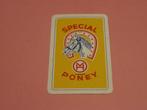 Oude speelkaart Bieren special poney , Lubbeek (70), Collections, Enlèvement ou Envoi, Comme neuf, Carte(s) à jouer