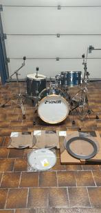 Supergoed klinkend Sonor AQX Jazzset met hardware, Muziek en Instrumenten, Drumstellen en Slagwerk, Ophalen, Zo goed als nieuw