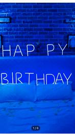 Neon letters happy birtday, Ophalen of Verzenden, Nieuw