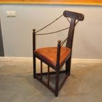 Arts & Crafts schapenleren stoel, Antiek en Kunst, Ophalen of Verzenden