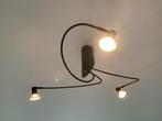 design plafondlamp in metaal voor 3 lampen, Ophalen, Metaal