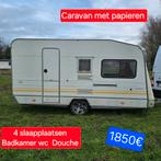 Caravane Knaus avec douche en papier, toilettes, chantier na, Enlèvement