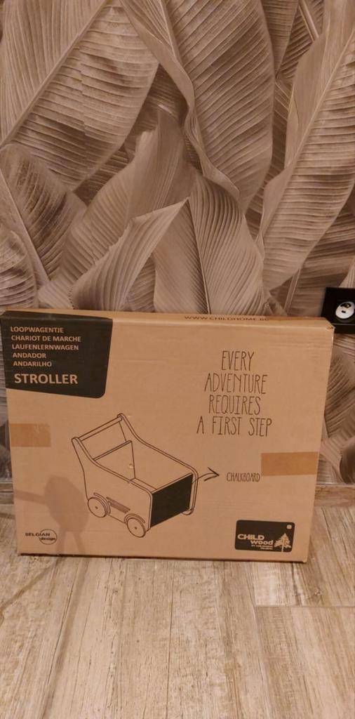 Childwood houten loopwagen mint (nieuw in verpakking), Kinderen en Baby's, Speelgoed | Houten speelgoed, Nieuw, Ophalen of Verzenden