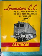 Locomotora alsthom brochure locomotief trein, Ophalen of Verzenden