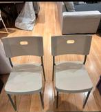 3 witte stoelen, Huis en Inrichting, Stoelen, Ophalen, Gebruikt