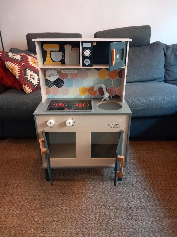 Speelkeuken met toebehoren, Enfants & Bébés, Jouets | Jouer aux cuisines, Utilisé, Jouer à la cuisine, Enlèvement