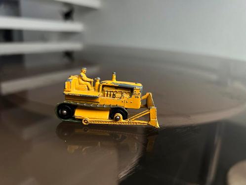 Matchbox Lesney Caterpillar Bulldozer nr 18-C 1961 + rupsen, Verzamelen, Retro, Ophalen of Verzenden