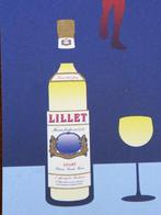 vintage karton reclamebord LILLET aperitief, Verzamelen, Merken en Reclamevoorwerpen, Ophalen of Verzenden, Zo goed als nieuw