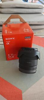 Sony E11 f1.8 groothoeklens, Ophalen of Verzenden, Zo goed als nieuw, Groothoeklens