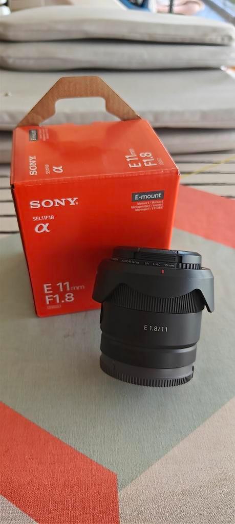 Sony E11 f1.8 groothoeklens, Audio, Tv en Foto, Foto | Lenzen en Objectieven, Zo goed als nieuw, Groothoeklens, Ophalen of Verzenden