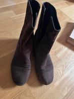 Laarsje bruin daim 38, Kleding | Dames, Ophalen, Zo goed als nieuw, Bruin