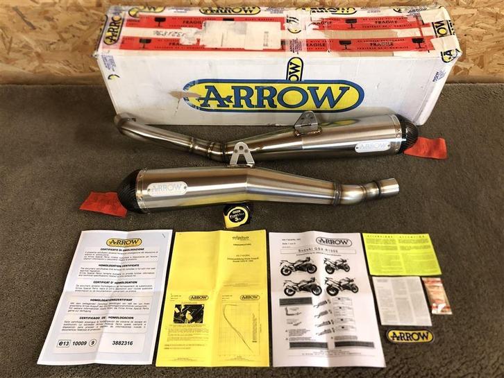 Arrow Pro Racing uitlaten dempers GSXR1000 09-11 K9 L0 L1, Motoren, Onderdelen | Suzuki, Nieuw, Ophalen of Verzenden