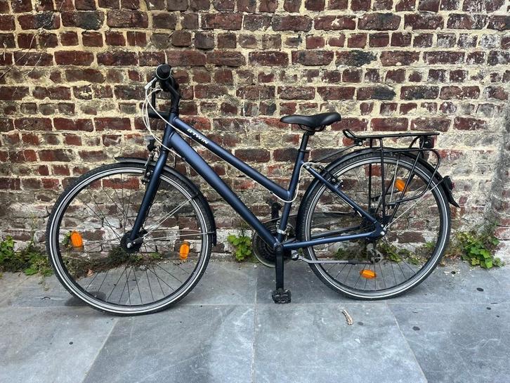 Vélo ville longue distance femme btwin, Fietsen en Brommers, Fietsen | Dames | Damesfietsen, Zo goed als nieuw, Overige merken