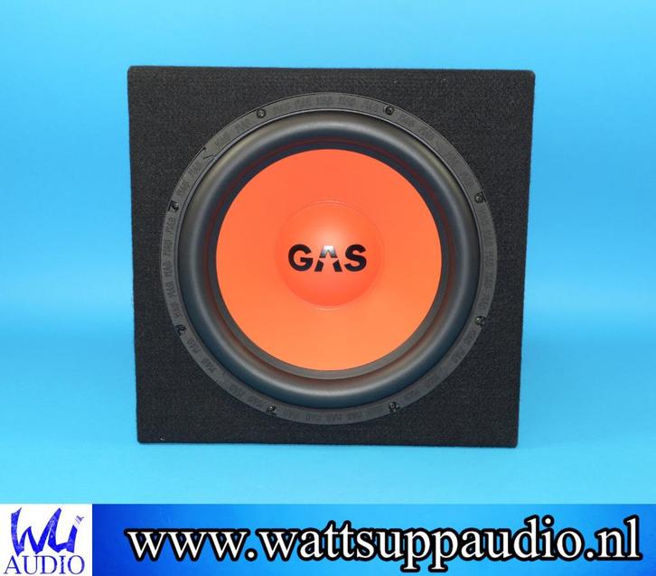 GAS Audio POWER MAD S1-124 12 inch subwoofer + behuizing, Auto diversen, Autospeakers, Nieuw, Verzenden