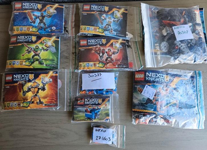 10 setjes LEGO Nexo Knights, Enfants & Bébés, Jouets | Duplo & Lego, Comme neuf, Lego, Ensemble complet, Enlèvement