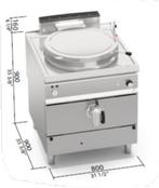 NIEUW Bain-marie kookketel Berto's, Ophalen, Nieuw, Vrijstaand, 60 cm of meer