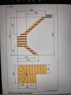 Fabrication escalier sur mesure., Bricolage & Construction, Échelles & Escaliers