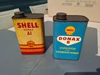 Olie blikken Shell, Verzamelen, Ophalen of Verzenden