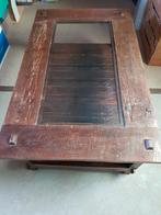 Table basse rustique ancienne en chêne massif, Enlèvement