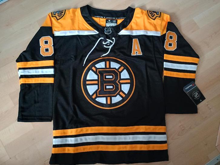 Boston Bruins Jersey Pastrnak maat: XL, Sport en Fitness, IJshockey, Nieuw, Kleding, Verzenden