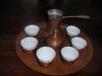 koperen tea set, Ophalen, Gebruikt