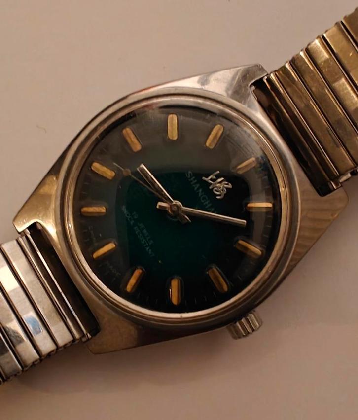 Vintage horloge, Handtassen en Accessoires, Horloges | Antiek, Staal, Ophalen of Verzenden