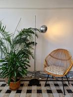 Vintage space-age seventies bollamp | staande lamp, Huis en Inrichting, Lampen | Vloerlampen, Ophalen, Gebruikt, 100 tot 150 cm