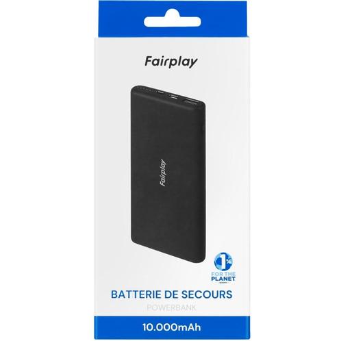 Pack van 295 Powerbank Fairplay 10.000 mAh Nieuw, Telecommunicatie, Powerbanks, Nieuw, Ophalen