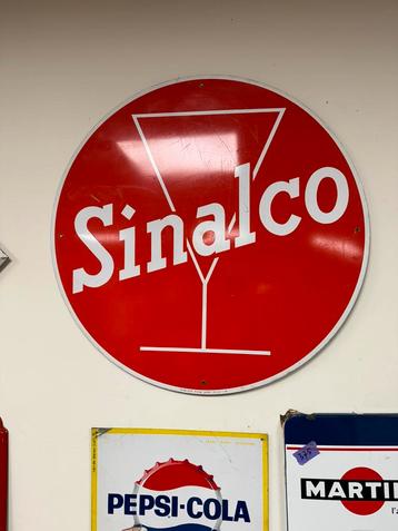 Ancien panneau d'affichage Sinalco 1961, Enlèvement ou Envoi, Utilisé, Panneau publicitaire