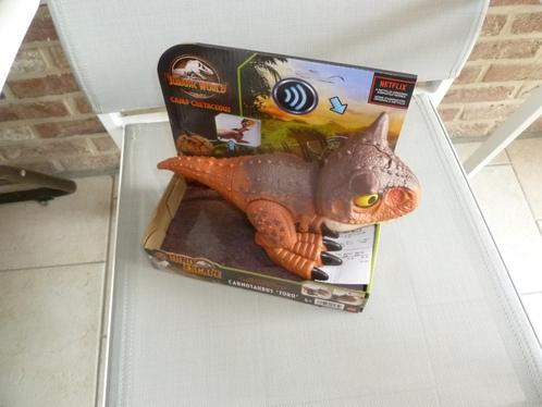 Jurassic World Carnotaurus-figuur, Kinderen en Baby's, Speelgoed | Actiefiguren, Nieuw, Ophalen of Verzenden