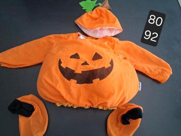 Verkleedkledij pak pompoen maat 80-92 halloween beschikbaar voor biedingen