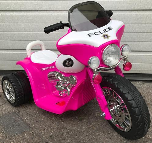 Elektrische kindermotor Harley Politiemotor look 6v roze NIE, Kinderen en Baby's, Speelgoed | Buiten | Accuvoertuigen, Nieuw, Ophalen