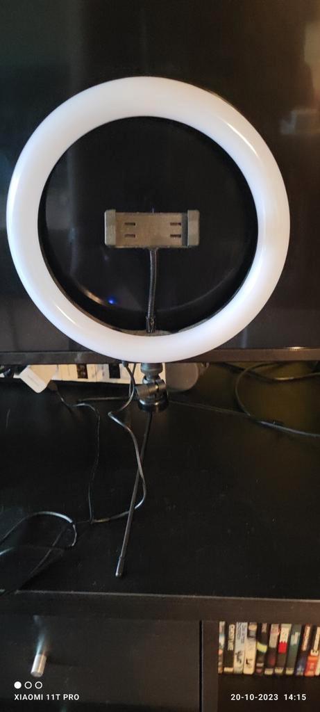 Ringlamp op statief, Audio, Tv en Foto, Fotografie | Fotostudio en Toebehoren, Nieuw, Ophalen of Verzenden