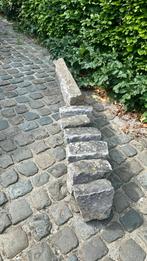 Boordsteen blauwe hardsteen, Tuin en Terras, Grind, Keien en Split, Ophalen, Overige materialen, Gebruikt, Overige typen
