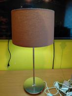 2 pieds de lampe en aluminium brillant ( mesures en photos), Neuf, Moins de 50 cm, Enlèvement ou Envoi, Métal