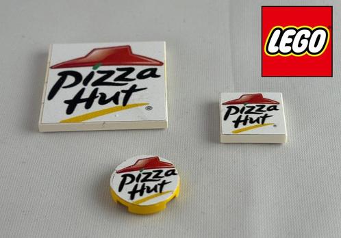Lego blokken met Pizza Hut logo's - echte stickers, Kinderen en Baby's, Speelgoed | Duplo en Lego, Gebruikt, Lego, Losse stenen