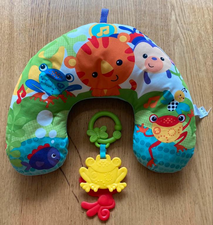 Coussin d’éveil musical Fisher Price, Kinderen en Baby's, Speelgoed | Babyspeelgoed, Zo goed als nieuw, Overige typen, Met geluid