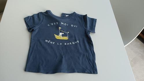 T-shirtje - Maat 80, Enfants & Bébés, Vêtements de bébé | Taille 80, Utilisé, Garçon ou Fille, Chemisette ou Manches longues, Enlèvement