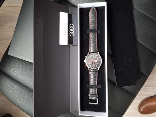 audi collection, Handtassen en Accessoires, Horloges | Heren, Nieuw, Staal, Leer, Ophalen of Verzenden